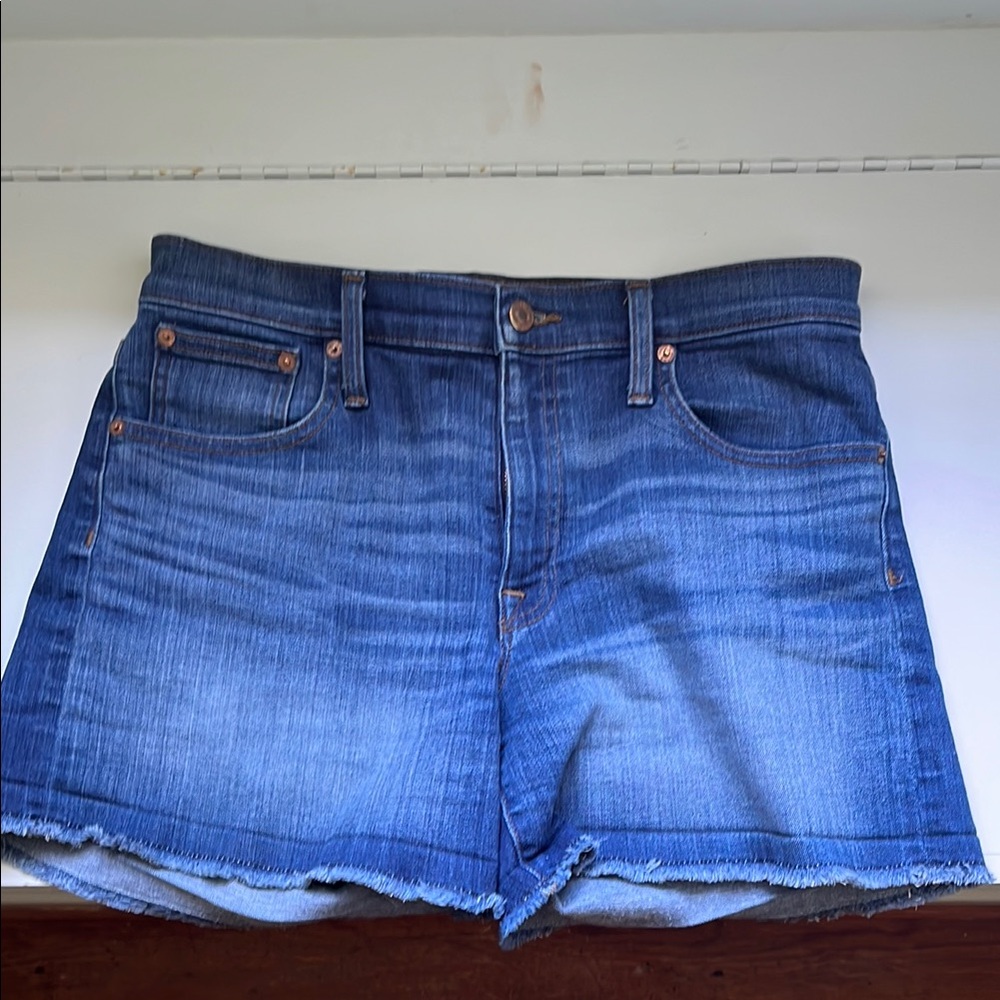J. Crew Classic Blue Jean Cutoff Shorts - size 27, gently worn